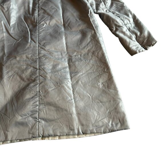 Zara Basic Zip-Down Jacket Coat Dark Grey Casual Warm Lightweight Size Medium - Picture 8 of 10